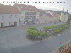 Město Bystřice nad Pernštejnem - Masarykovo náměstí  - 17.6.2025 v 04:45