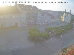 Město Bystřice nad Pernštejnem - Masarykovo náměstí  - 17.6.2025 v 05:45