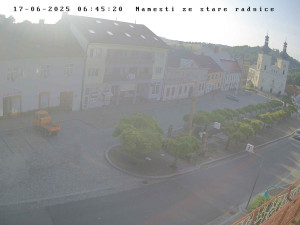 Město Bystřice nad Pernštejnem - Masarykovo náměstí  - 17.6.2025 v 06:45