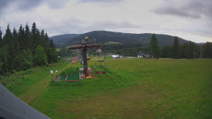 Skiarena R3 Ramzová - Horní část sjezdovky Skiareálu Ramzová - 17.6.2025 v 05:30