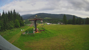 Skiarena R3 Ramzová - Horní část sjezdovky Skiareálu Ramzová - 17.6.2025 v 07:00