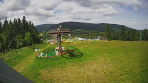 Skiarena R3 Ramzová - Horní část sjezdovky Skiareálu Ramzová - 17.6.2025 v 13:30