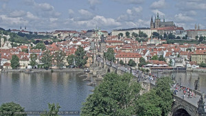 Město Praha - Pražský hrad, Karlův most, Vltava - 17.6.2025 v 09:45