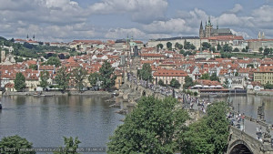 Město Praha - Pražský hrad, Karlův most, Vltava - 17.6.2025 v 10:45