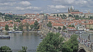 Město Praha - Pražský hrad, Karlův most, Vltava - 17.6.2025 v 11:45