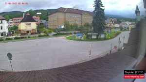 Město Rokytnice nad Jizerou - Střed obce Rokytnice nad Jizerou - 27.6.2025 v 05:45