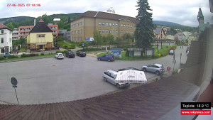 Město Rokytnice nad Jizerou - Střed obce Rokytnice nad Jizerou - 27.6.2025 v 07:45