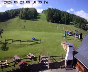 Skiareál Horní Podluží - Nástupní stanice vleků Horní Podluží - 23.5.2025 v 09:15