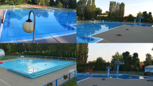 Koupaliště Hulín - Areál koupaliště Hulín - sdružené snímky - 18.6.2025 v 06:30