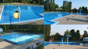 Koupaliště Hulín - Areál koupaliště Hulín - sdružené snímky - 18.6.2025 v 07:30