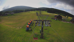 Skiarena R3 Ramzová - Dolní část sjezdovky Skiareálu Ramzová - 17.6.2025 v 09:00
