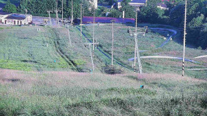 Skiareál Hlubočky - Horní část sjezdovky skiareálu Hlubočky - 17.6.2025 v 06:55