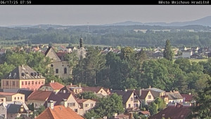 Město Mnichovo Hradiště - Panorama Mnichova Hradiště - 17.6.2025 v 08:00