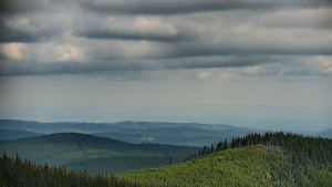 Horský hotel Volareza - Praděd - Panorama do údolí - 17.6.2025 v 11:30