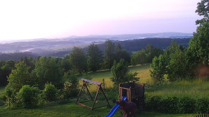 Chata Myslivna SKP Olomouc - Pohled do krajiny - 17.6.2025 v 05:30