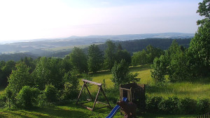 Chata Myslivna SKP Olomouc - Pohled do krajiny - 17.6.2025 v 06:30