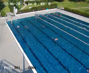 Koupaliště Petynka - Hlavní bazén - 17.6.2025 v 07:45