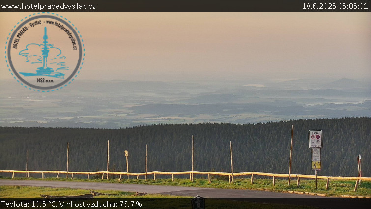 Praděd - Vysílač - Praděd - Vysílač - 18.6.2025 v 05:05 Praděd - Vysílač - Praděd - Vysílač - 18.6.2025 v 05:05