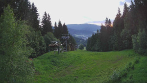 SKICENTRUM Miroslav Lipová Lázně - Výstupní stanice lanové dráhy - 17.6.2025 v 04:45