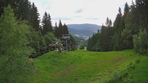 SKICENTRUM Miroslav Lipová Lázně - Výstupní stanice lanové dráhy - 17.6.2025 v 05:45
