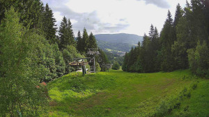 SKICENTRUM Miroslav Lipová Lázně - Výstupní stanice lanové dráhy - 17.6.2025 v 07:45