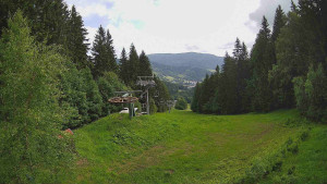 SKICENTRUM Miroslav Lipová Lázně - Výstupní stanice lanové dráhy - 17.6.2025 v 08:45