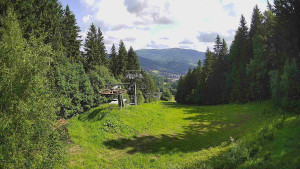 SKICENTRUM Miroslav Lipová Lázně - Výstupní stanice lanové dráhy - 17.6.2025 v 09:45