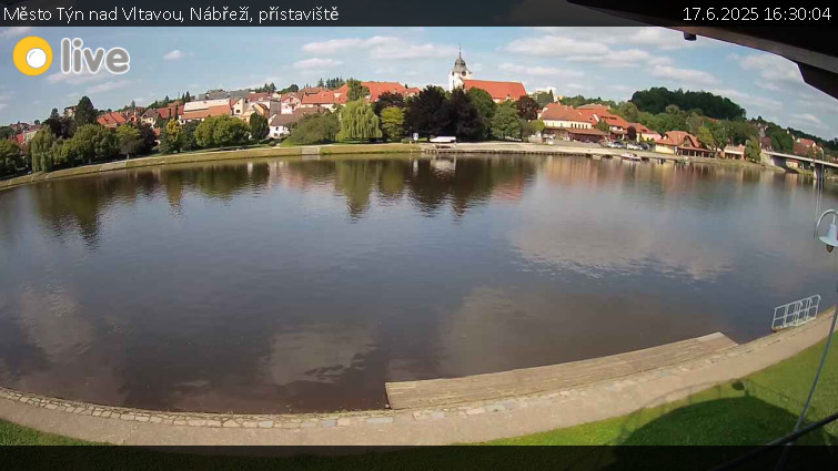 Město Týn nad Vltavou - Nábřeží, přístaviště - 17.6.2025 v 16:30 Město Týn nad Vltavou - Nábřeží, přístaviště - 17.6.2025 v 16:30
