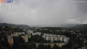 Město Banská Bystrica - Pohled od Sásové-Rudlové - 17.6.2025 v 08:45
