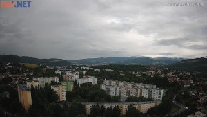 Město Banská Bystrica - Pohled od Sásové-Rudlové - 17.6.2025 v 09:30