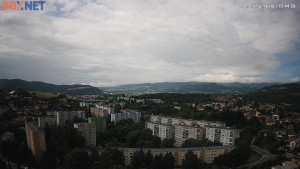 Město Banská Bystrica - Pohled od Sásové-Rudlové - 17.6.2025 v 10:45