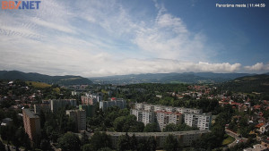 Město Banská Bystrica - Pohled od Sásové-Rudlové - 17.6.2025 v 11:45