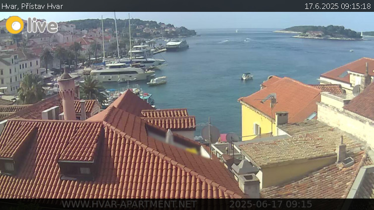 Hvar - Přístav Hvar - 17.6.2025 v 09:15 Hvar - Přístav Hvar - 17.6.2025 v 09:15