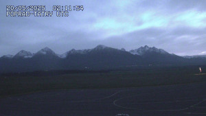 Letiště Poprad-Tatry - Panorama Výsokých Tater - 20.5.2025 v 04:30