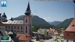Městečko Mariazell - Basilika - 21.6.2025 v 10:45