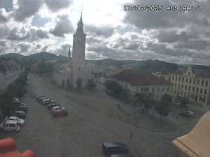 Město Kašperské Hory - Náměstí, koste sv. Markéty - 17.6.2025 v 09:45