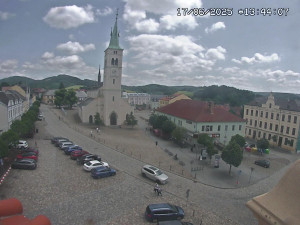 Město Kašperské Hory - Náměstí, koste sv. Markéty - 17.6.2025 v 13:45