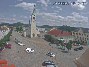 Město Kašperské Hory - Náměstí, koste sv. Markéty - 17.6.2025 v 14:45