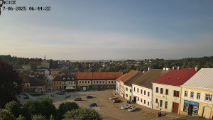 Město Dačice - Palackého náměstí - 17.6.2025 v 06:45