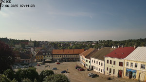 Město Dačice - Palackého náměstí - 17.6.2025 v 07:45