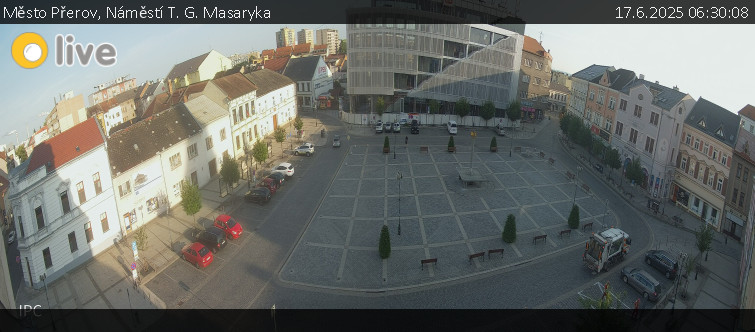 Město Přerov - Náměstí T. G. Masaryka - 17.6.2025 v 06:30 Město Přerov - Náměstí T. G. Masaryka - 17.6.2025 v 06:30