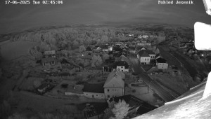 Obec Mikulovice - Pohled na Jeseniky - 17.6.2025 v 03:45