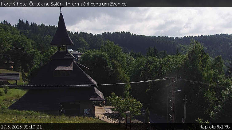 Horský hotel Čarták na Soláni - Informační centrum Zvonice - 17.6.2025 v 09:10 Horský hotel Čarták na Soláni - Informační centrum Zvonice - 17.6.2025 v 09:10